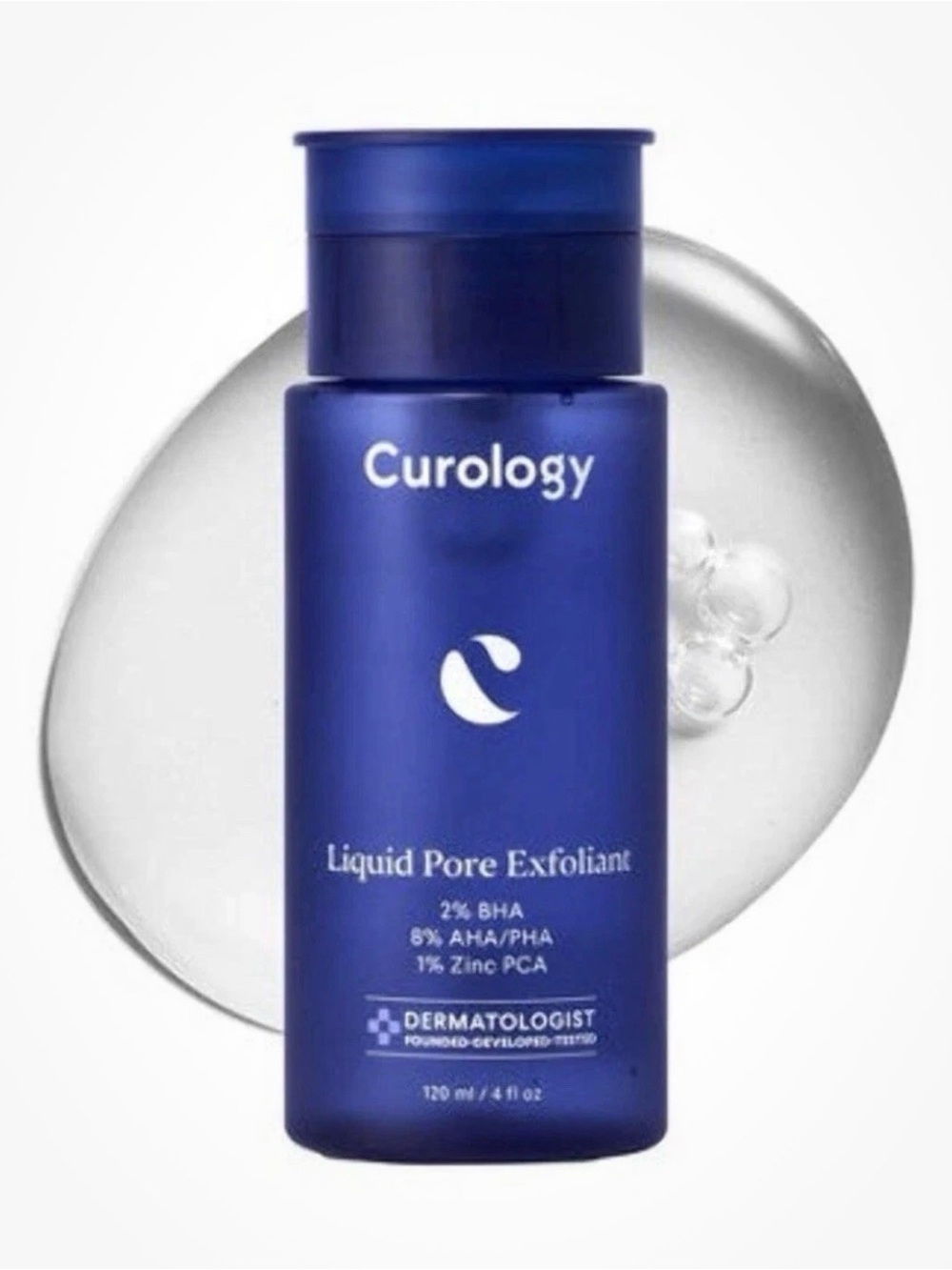 Curology Liquid Pore Exfoliant with 2% BHA, 8% AHA/PHA and 1% Zinc - 4 fl oz